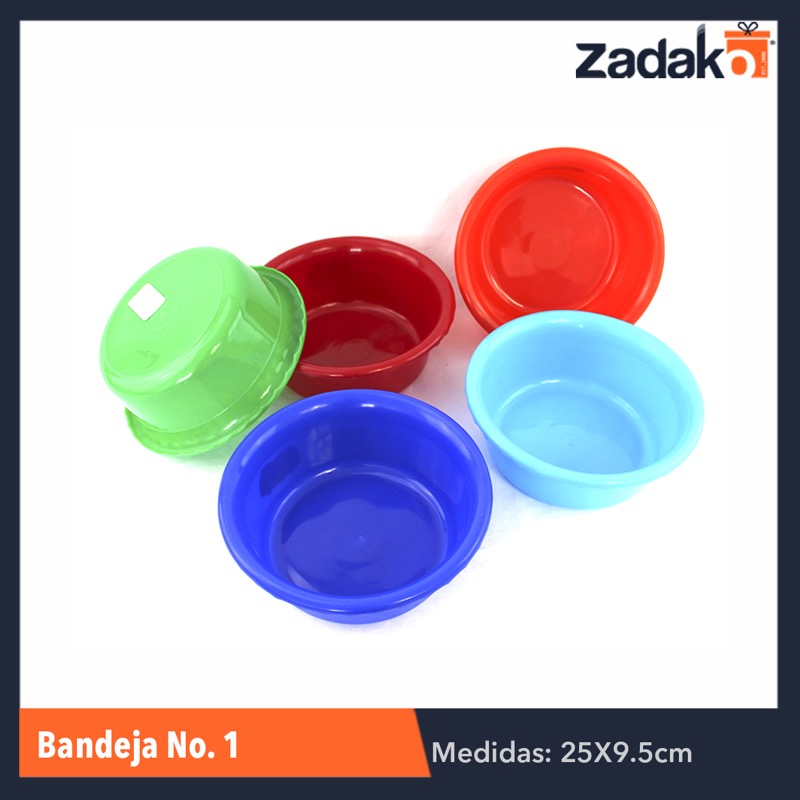 BANDEJA NO.1 CAP.2.5LT, CON 1 PZ O CAJA CON 25 PZS