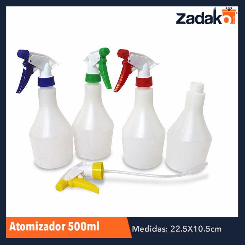 ATOMIZADOR POLI 500 ML, CON 1 PZ O CAJA CON 100 PZS