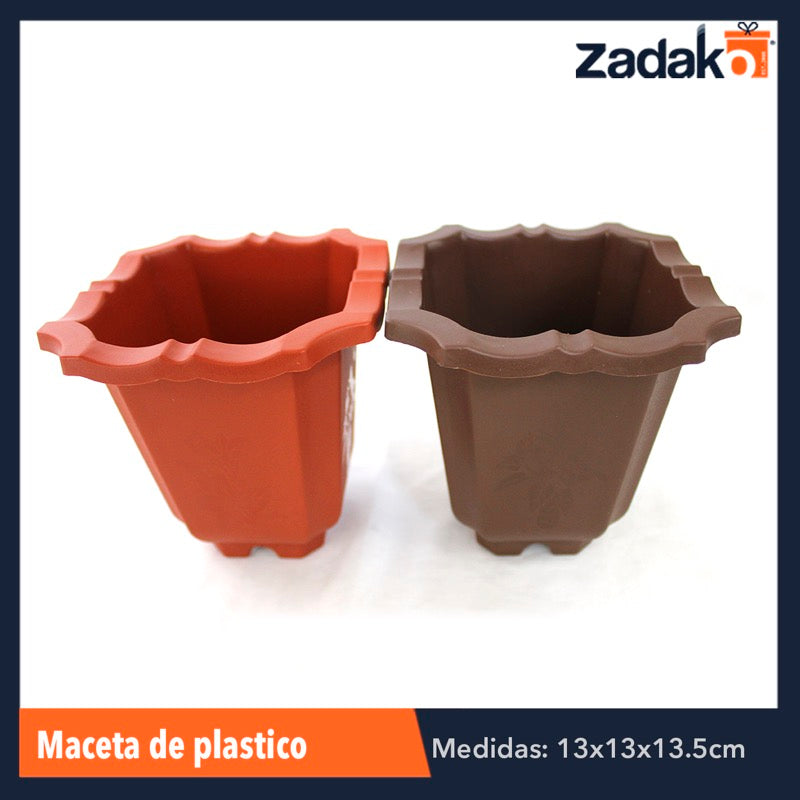 AM-0460-14 MACETA DE PLASTICO, CON 1 PZ O CAJA CON 300 PZS