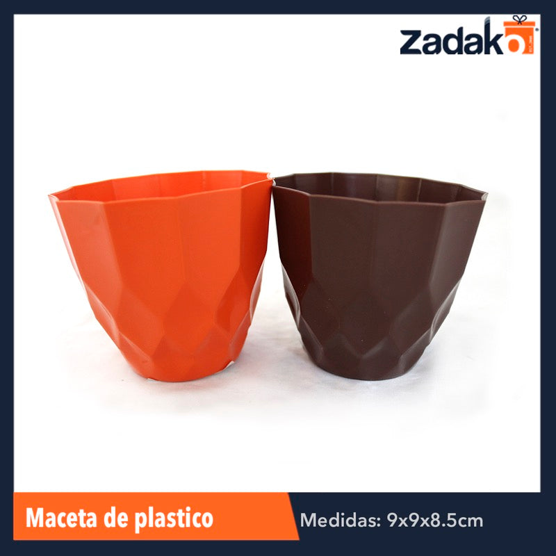 AM-0464A-10 MACETA DE PLASTICO, CON 1 PZ O CAJA CON 576 PZS