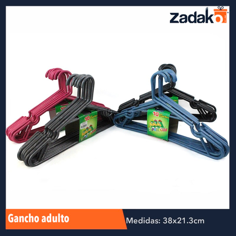 N-GPM-2640 GANCHO ADULTO 10 PZS BLISTER, CON 1 PZ O CAJA CON 36 PZS