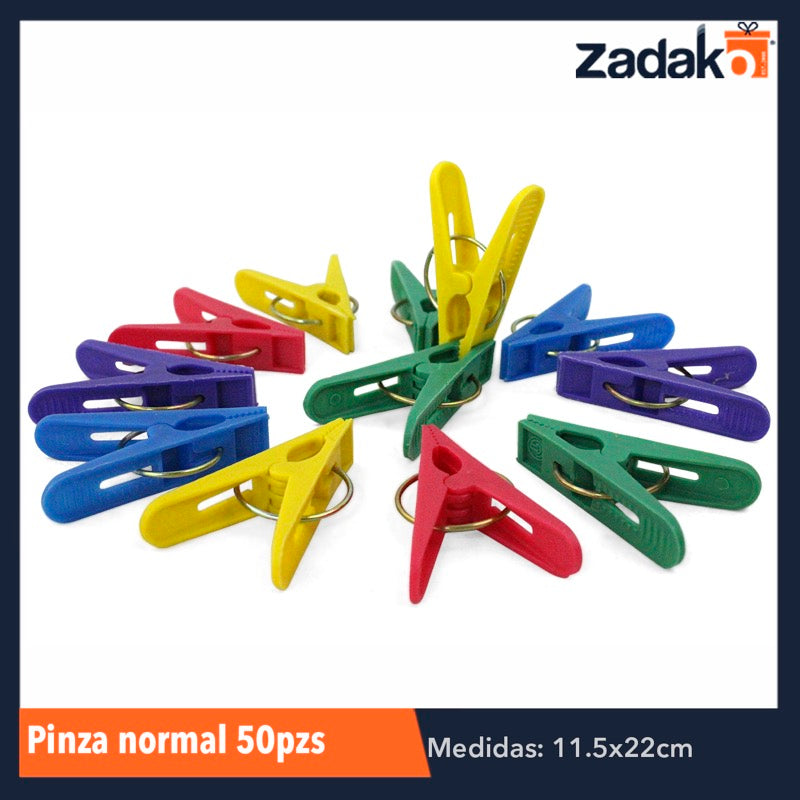 PINZA NORMAL BLISTER 50PZS, CON 1 PZ O CAJA CON 30 PZS