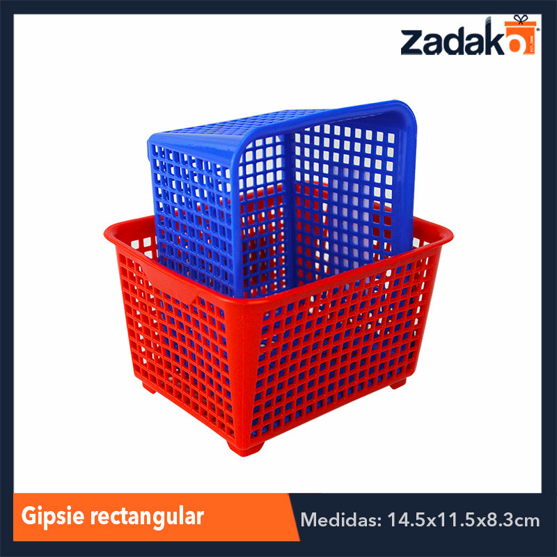 GIPSIE RECTANGULAR CON 1 PZ O CAJA CON 50 PZS.