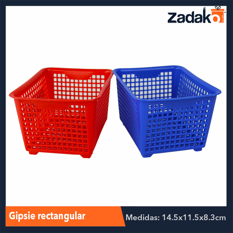 GIPSIE RECTANGULAR CON 1 PZ O CAJA CON 50 PZS.