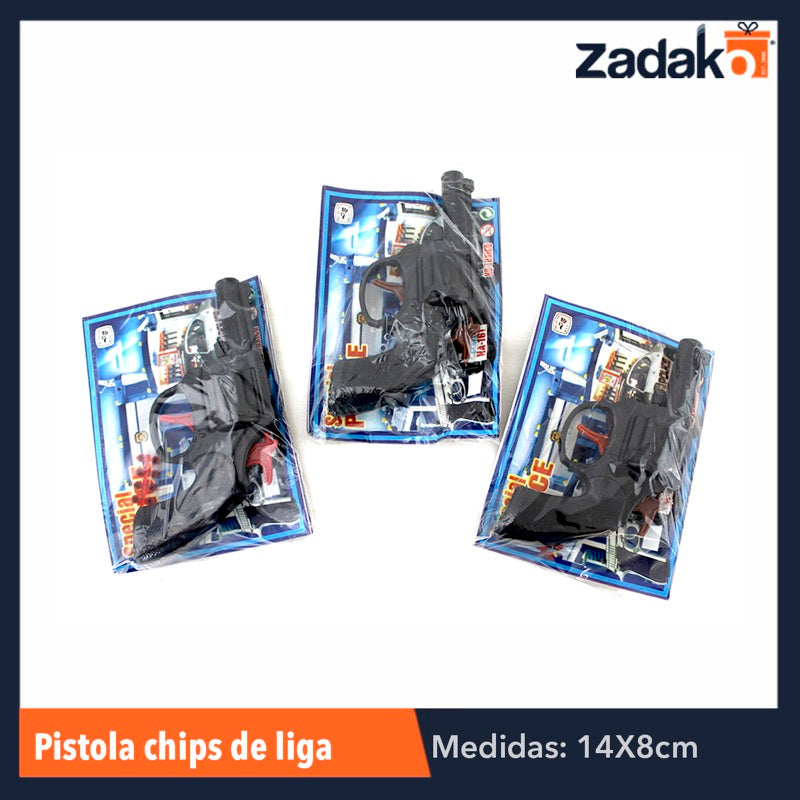 N-GPM-2863 JP001 PISTOLA CHIPS DE LIGA, CON 1 PZ O CAJA CON 500 PZS