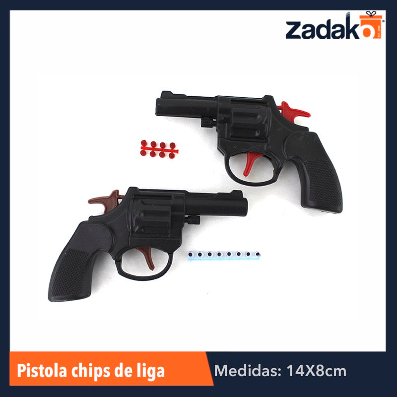 JP001 PISTOLA CHIPS DE LIGA, CON 1 PZ O CAJA CON 500 PZS