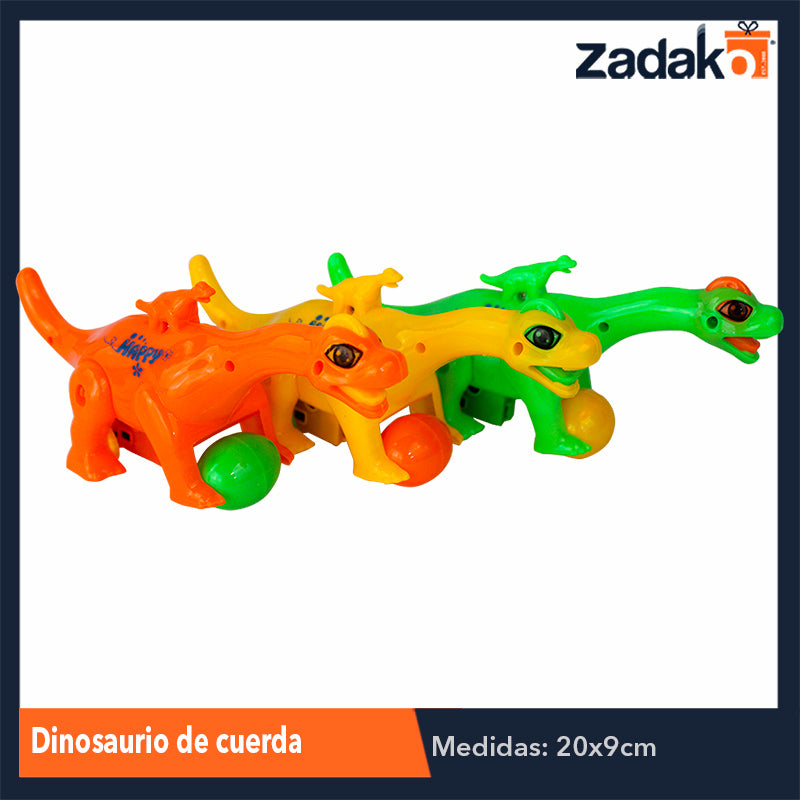 CM-3162 DINOSAURIO DE CUERDA, CON 1 PZ O CAJA CON 157 PZS