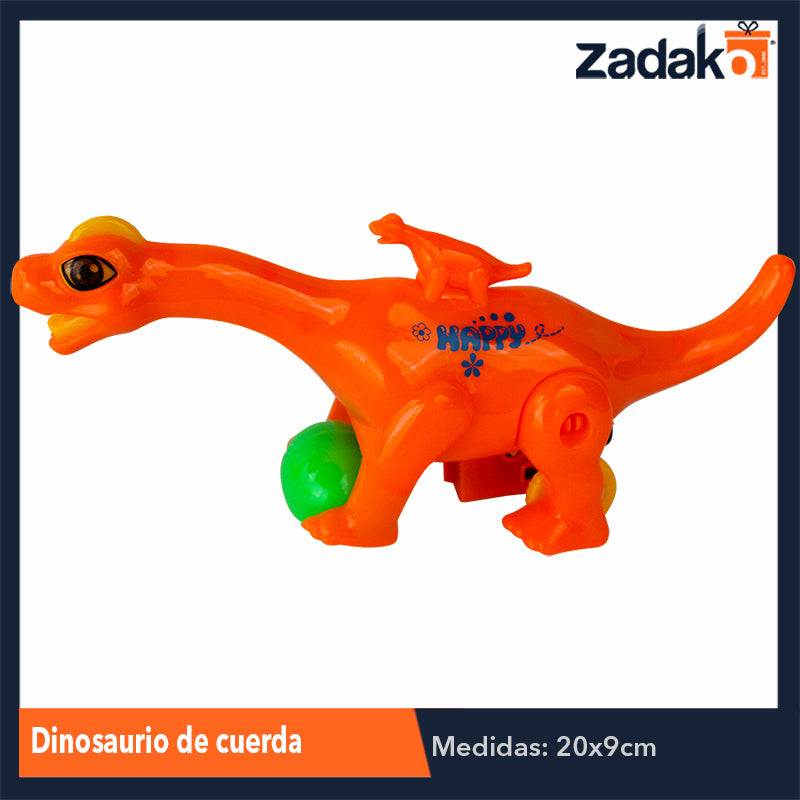 CM-3162 DINOSAURIO DE CUERDA, CON 1 PZ O CAJA CON 157 PZS