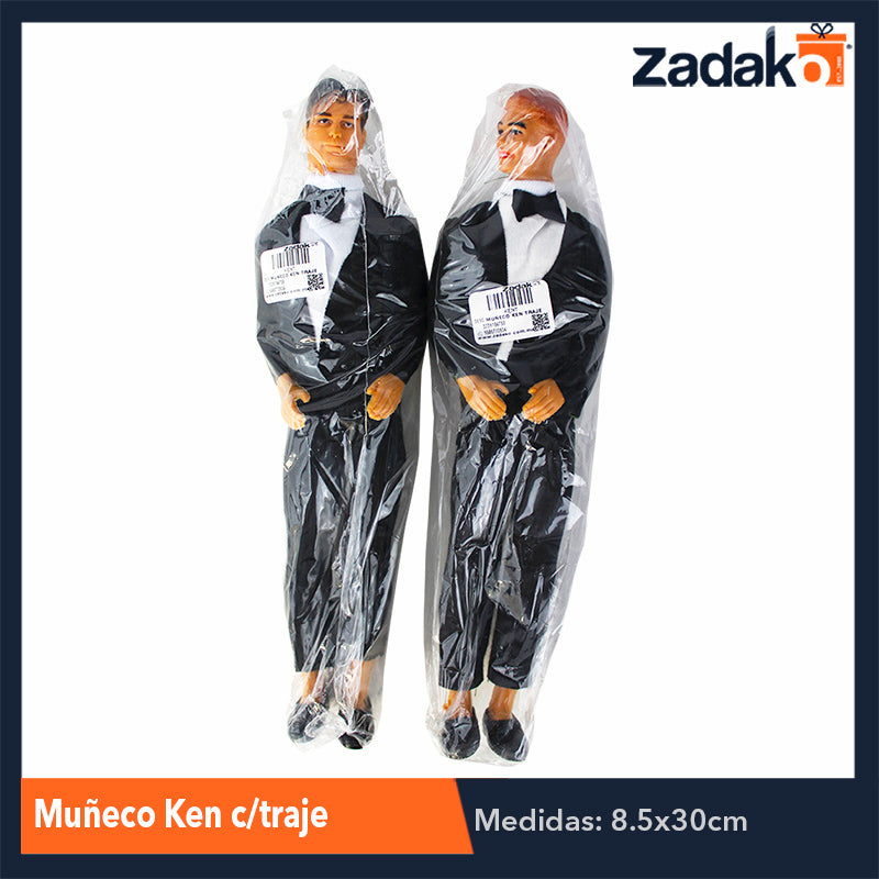 MUÑECO KEN CON TRAJE CON 1 PZ O BULTO CON 250 PZS
