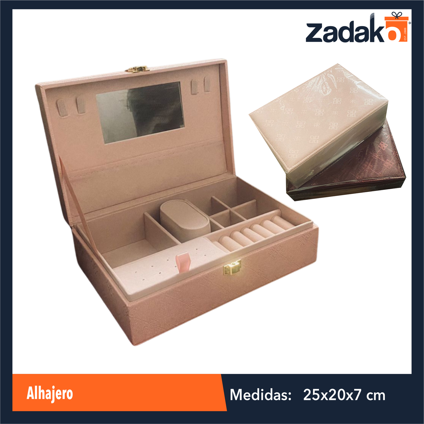 ZA-0109 ALHAJERO CON 1 PZ O CAJA CON 54 PZS
