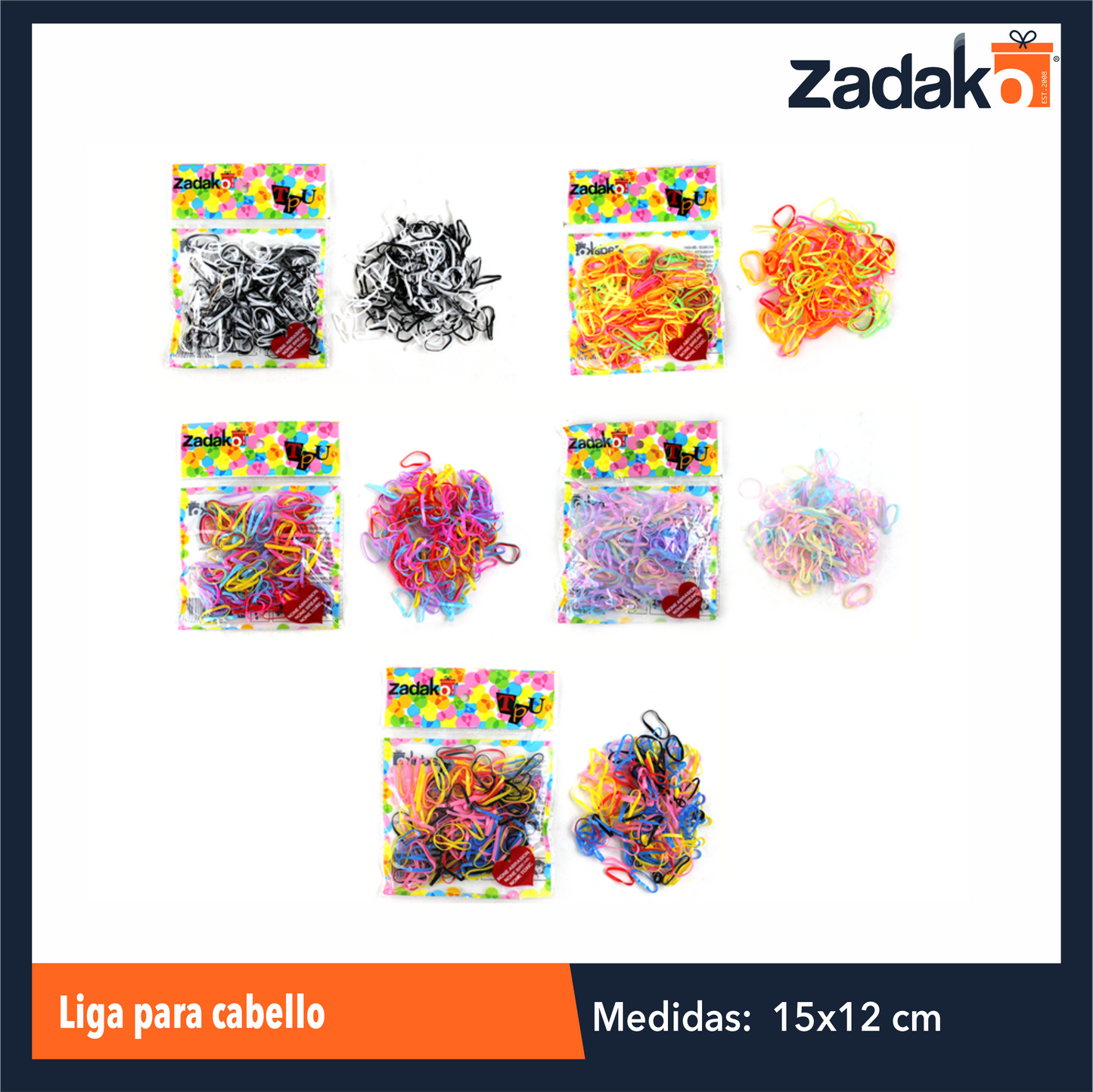 ZB-0041 LIGA PARA CABELLO, CON 1 PZ O CAJA CON 1200 PZS