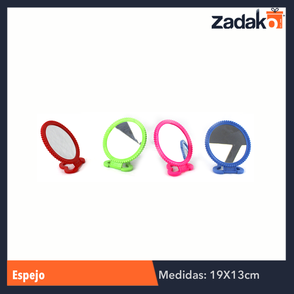 ZB-0072 ESPEJO CON 1 PZ O CAJA CON 360 PZS