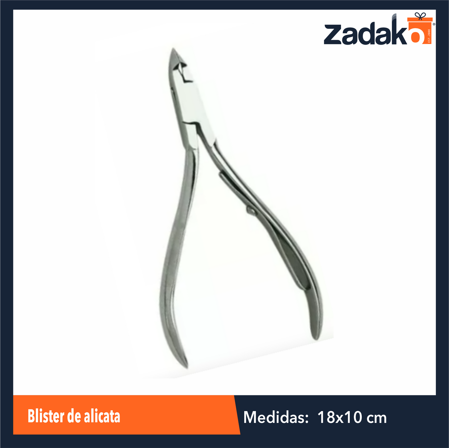 ZB-0297 BLISTER DE ALICATA CON 1 PZ O CAJA CON 480 PZS