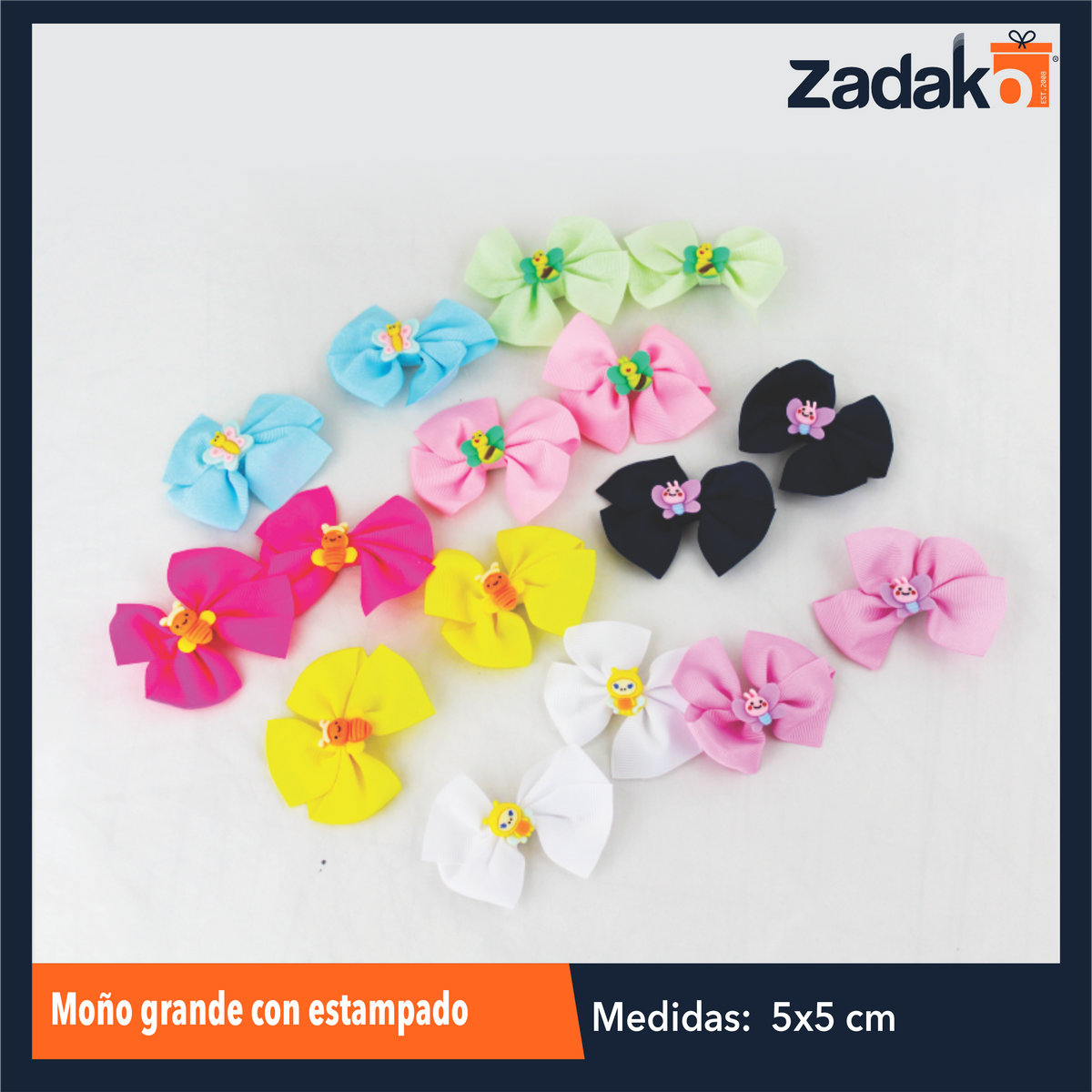 N-GPM-2974 ZB-0273 MOÑO PEQUEÑO LISO CON 12 PARES O CAJA CON 100 PQTS