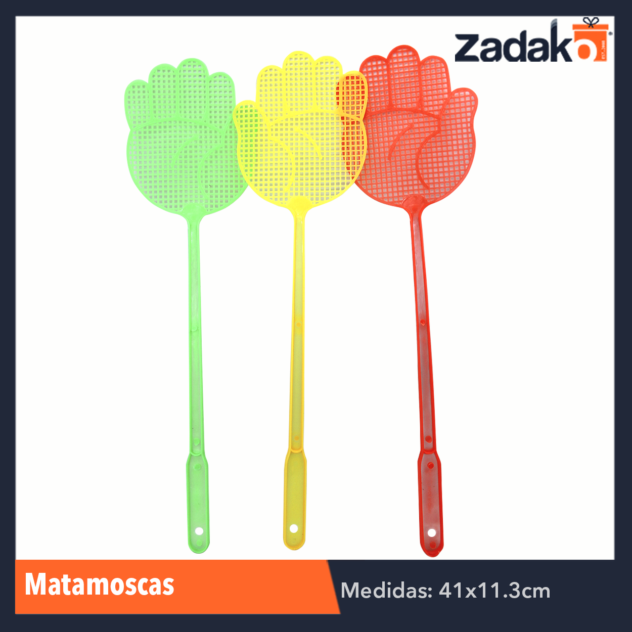 ZC-0303 MATAMOSCAS, CON 12 PZS O CAJA CON 100 PQTS