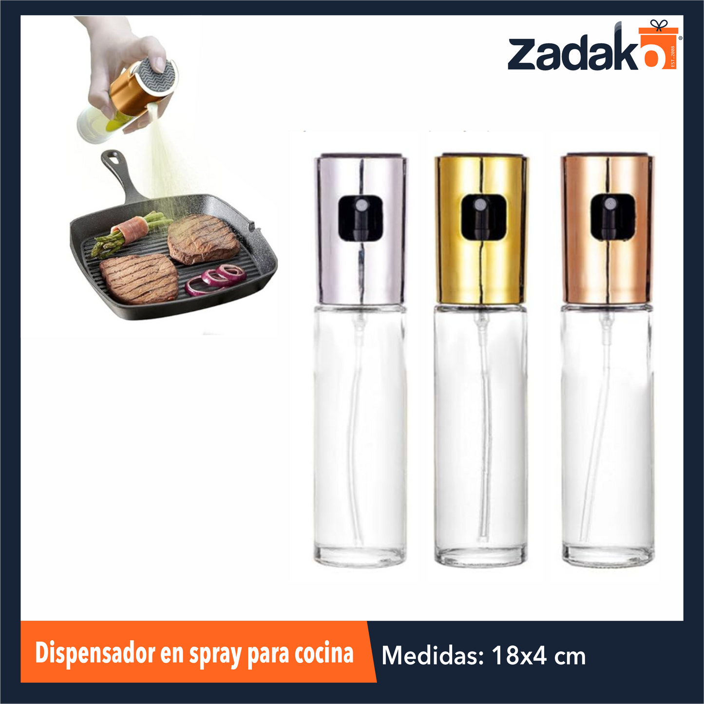 GPM-4552 ZC-0529 DISPENSADOR EN SPRAY PARA COCINA CON 1 PZ O CAJA CON 100 PZS
