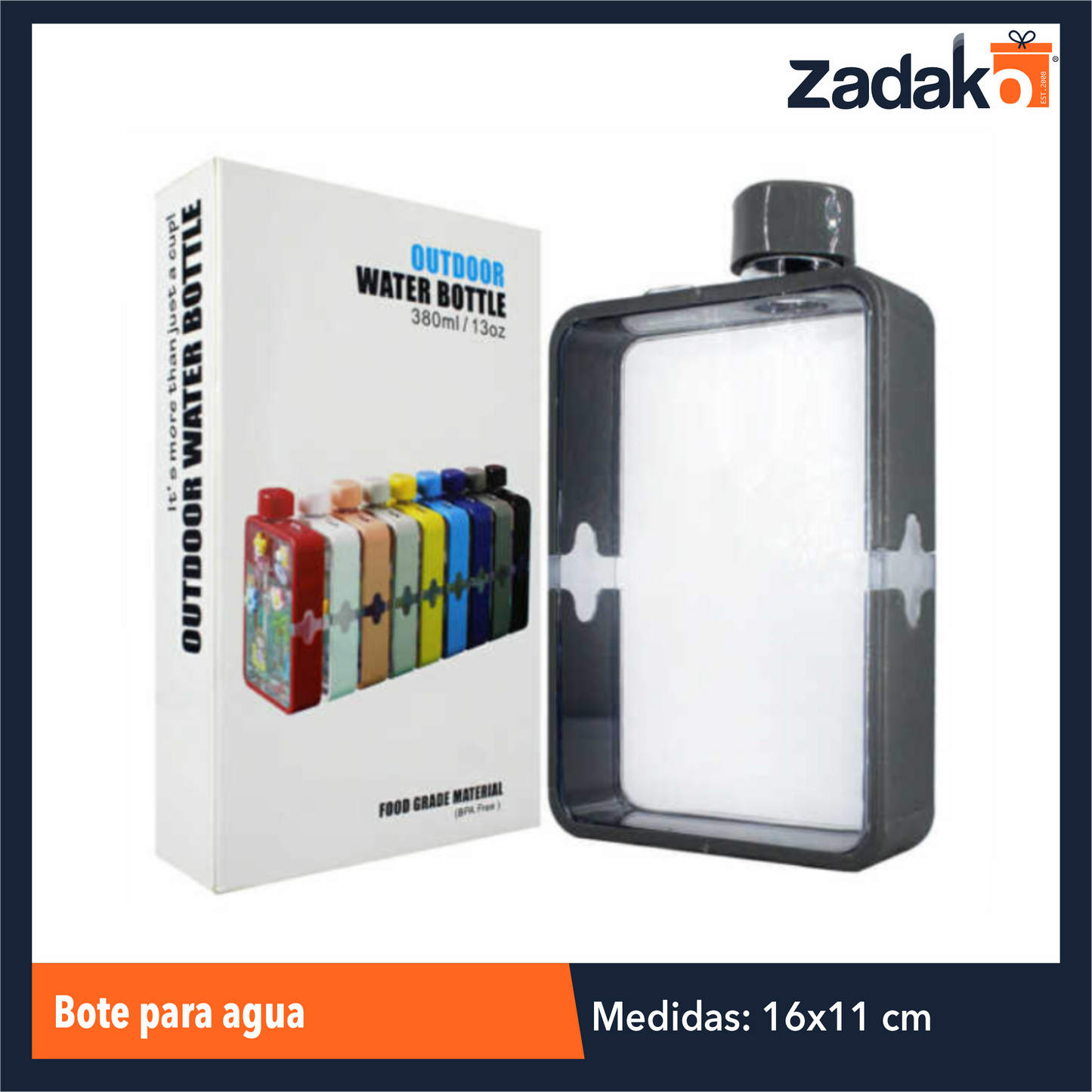 ZC-0602 BOTE PARA AGUA CON 1 PZ O CAJA CON 100 PZS