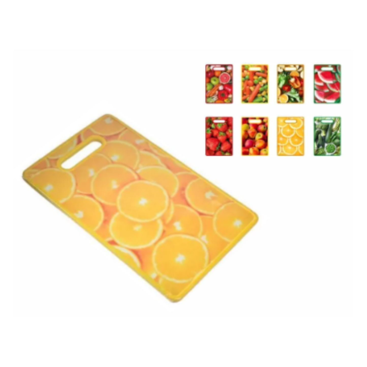 GPM-6909 ZC-0512 TABLA DE PICAR DIFERENTES DISEÑOS 20 X 30 CM CON 1 PZ O CAJA CON 36 PZS