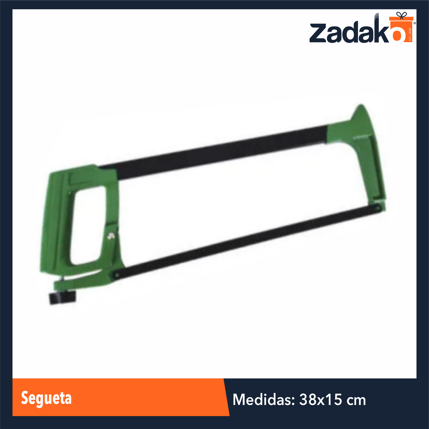 ZF-2213 SEGUETA 38 X 15 CM CON 1 PZ O CAJA CON 48 PZS
