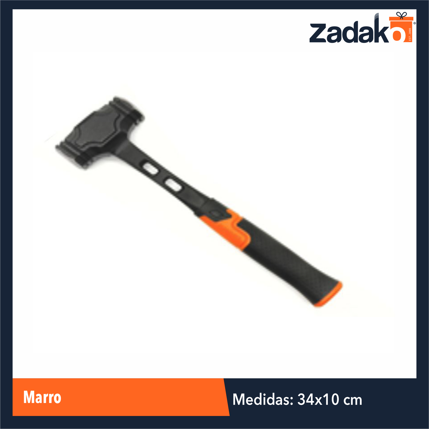 N-GPM-5415 ZF-2274 MARRO DE 340MM X 100MM CON 1 PZ O CAJA CON 24 PZS