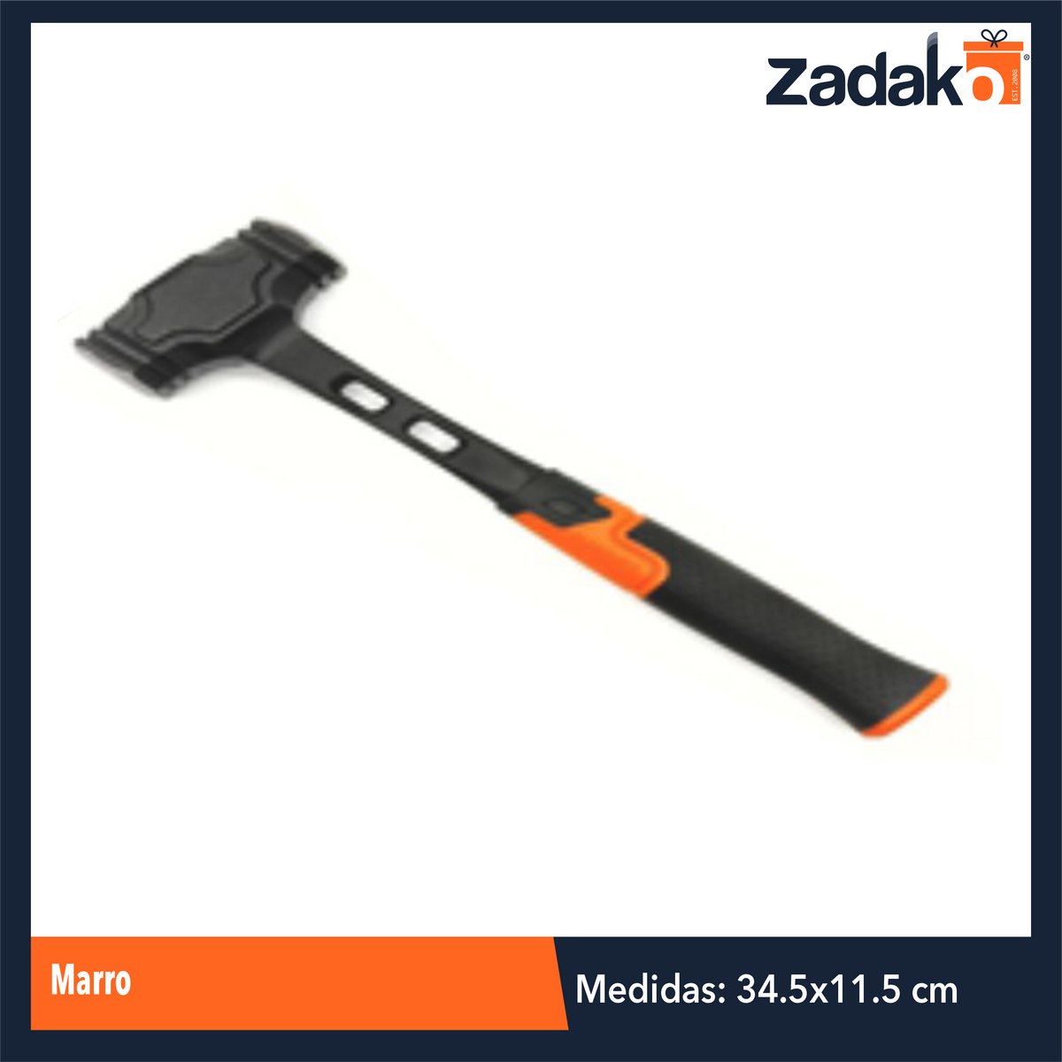 N-GPM-5663 ZF-2275 MARRO DE 345x115 MM CON 1 PZ O CAJA CON 16 PZS