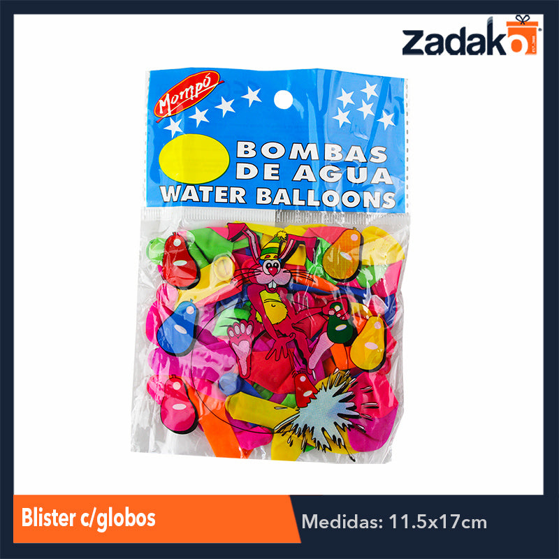 ZFI-0071 BLISTER CON 50 GLOBOS, O CAJA CON 48 PQTS