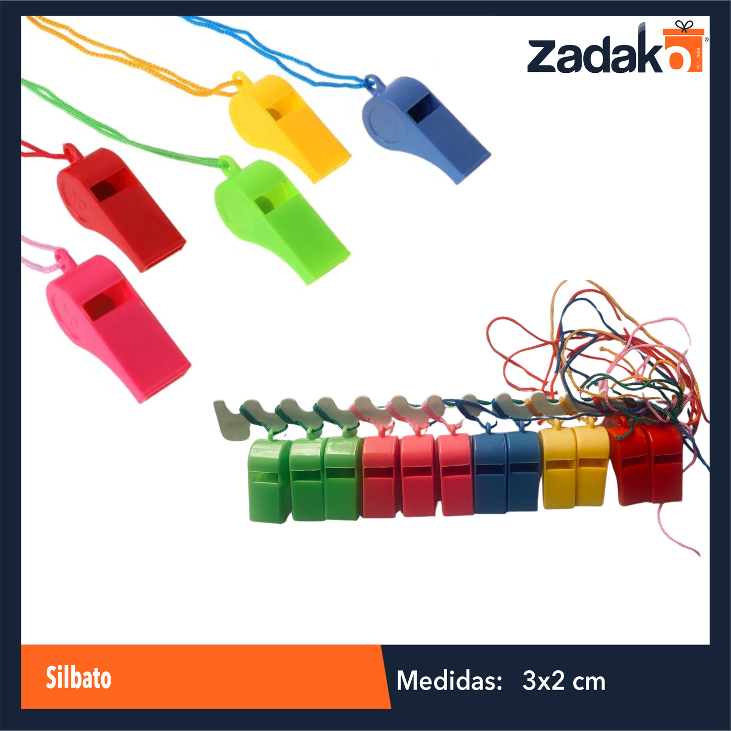 ZFI-0113 SILBATO CON 24 PZS O CAJA CON 100 PQTS