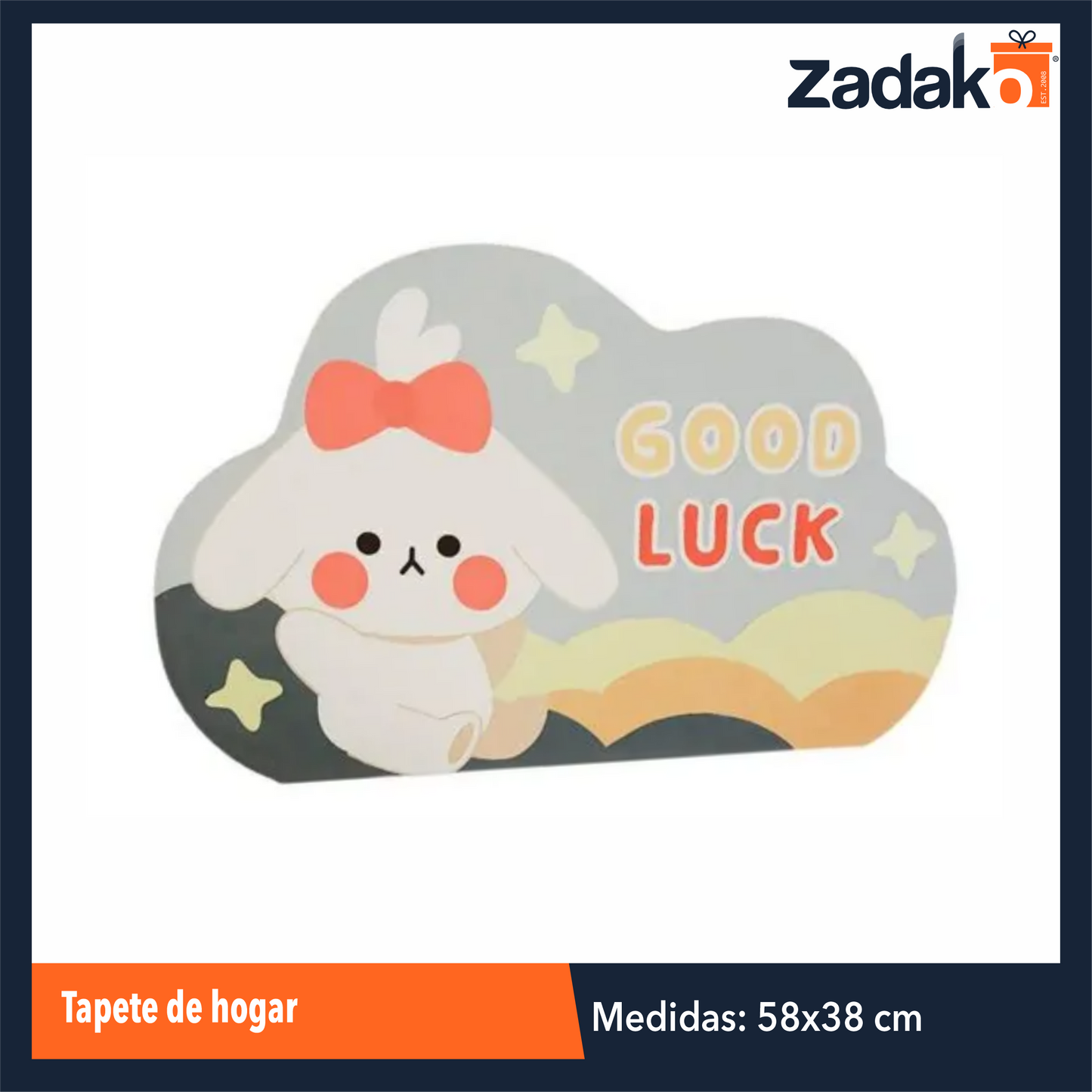 ZH-0281 TAPETE DE HOGAR CON 1 PZ O CAJA CON 50 PZS