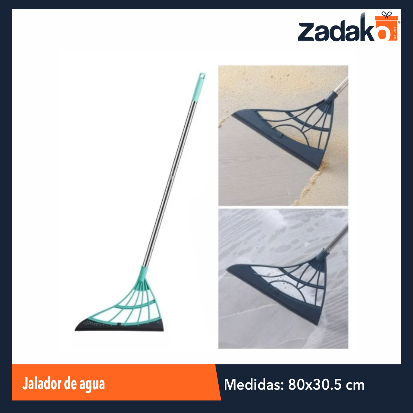 ZH-2192 JALADOR DE AGUA DE 80x30.5 CM CON 1 PZ O CAJA CON 120 PZS