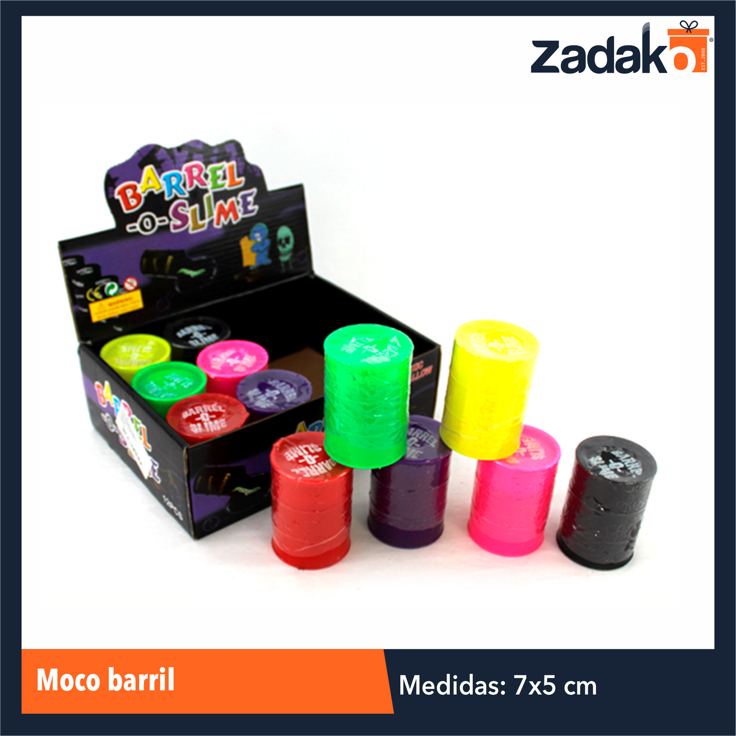 ZJ-0419 MOCO BARRIL, CON 12 PIEZAS, O CAJA CON 12 PQTS