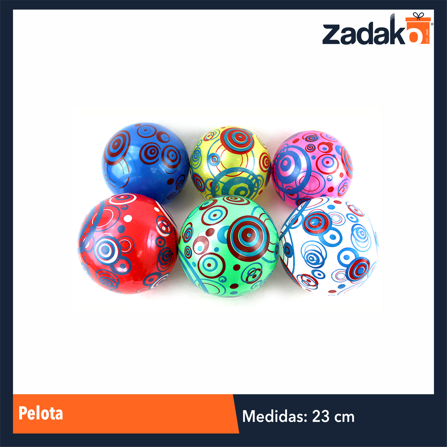 N-GPM-2419 GPM-2419 ZJ-0500 PELOTA 23 CM, CON 12 PZS, O CAJA CON 50 PQTS