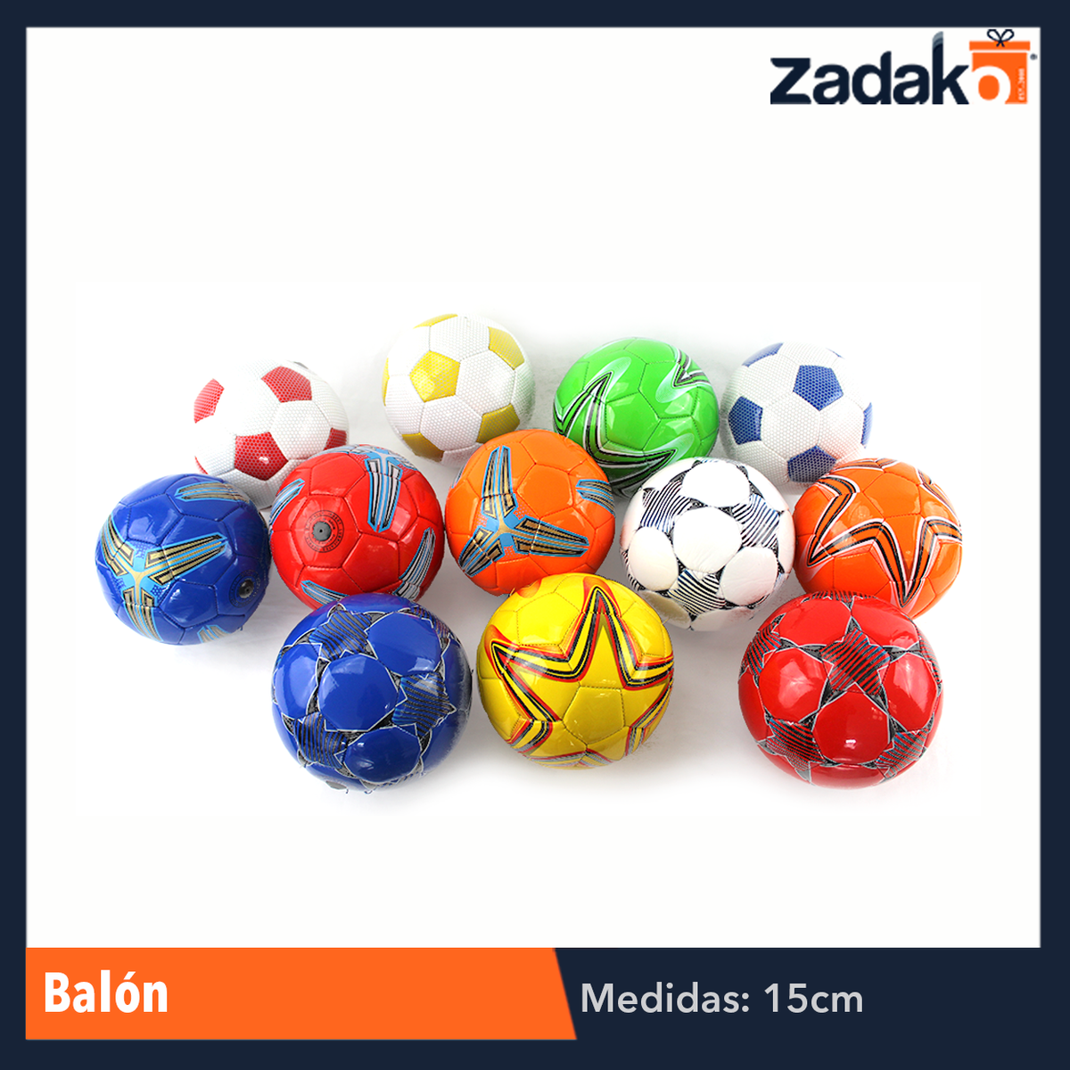 N-GPM-2249 ZJ-0502 BALÓN 15 CM, CON 1 PZ O CAJA CON 200 PZS