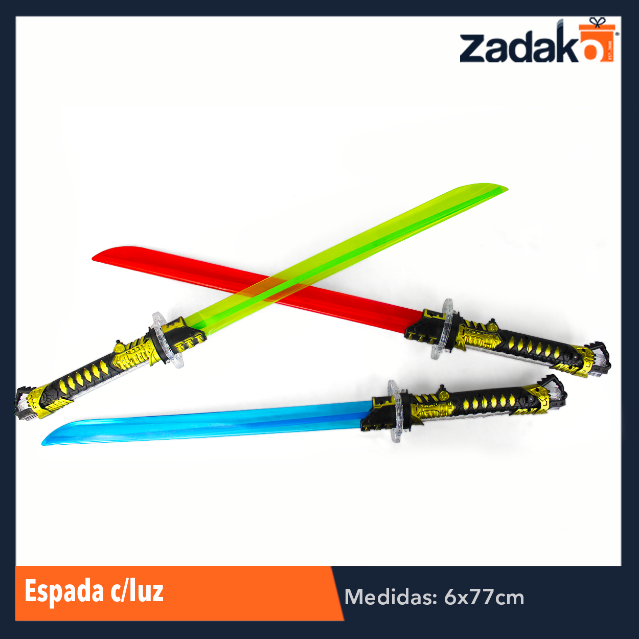ZJ-1085 ESPADA CON LUZ, CON 1 PZ O CAJA CON 240 PZS