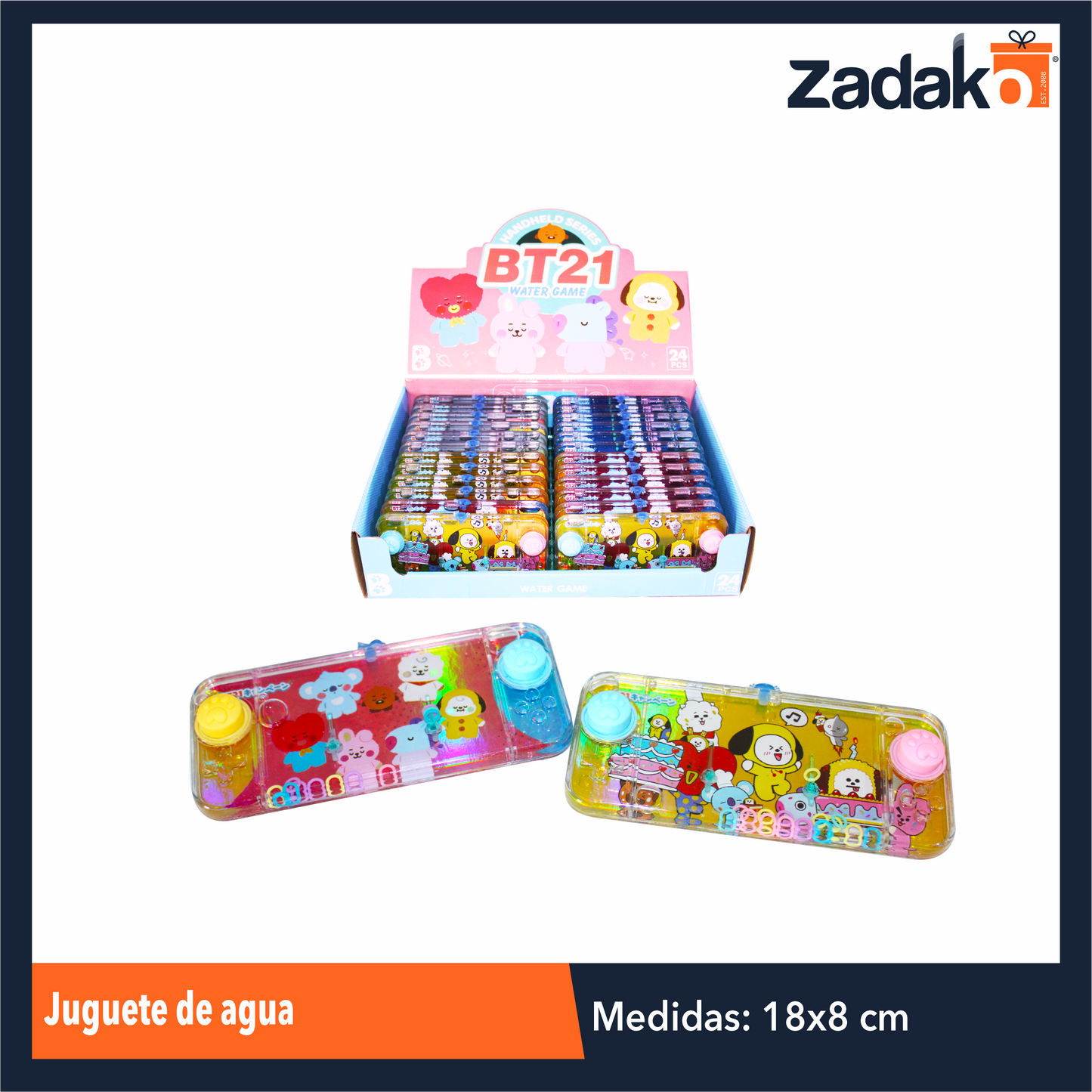ZJ-1266 JUGUETE DE AGUA CON UNA PZA O CAJA CON 192 PZAS