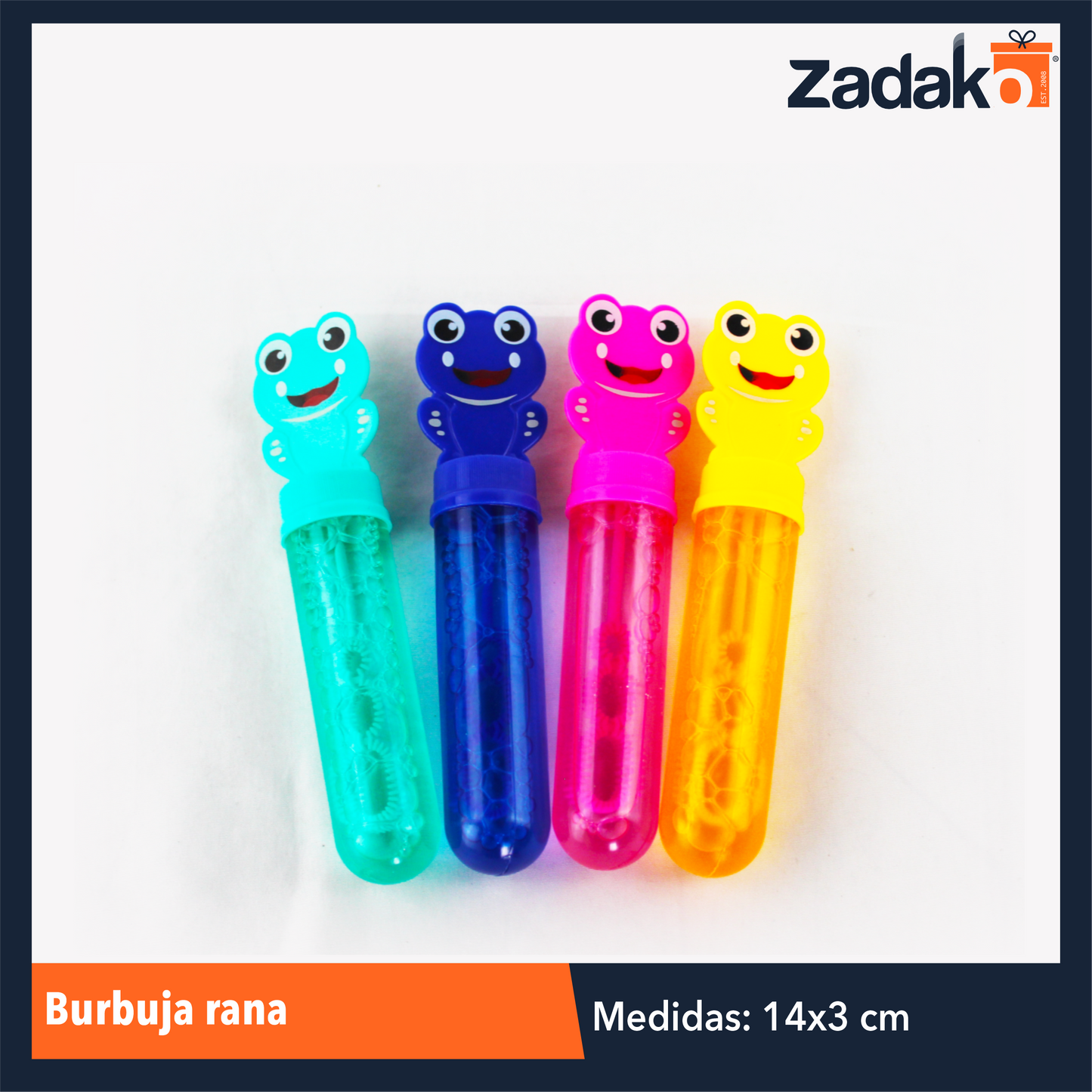 ZJ-1272 BURBUJA RANA CON 24 PZS O CAJA CON 18 PQTS