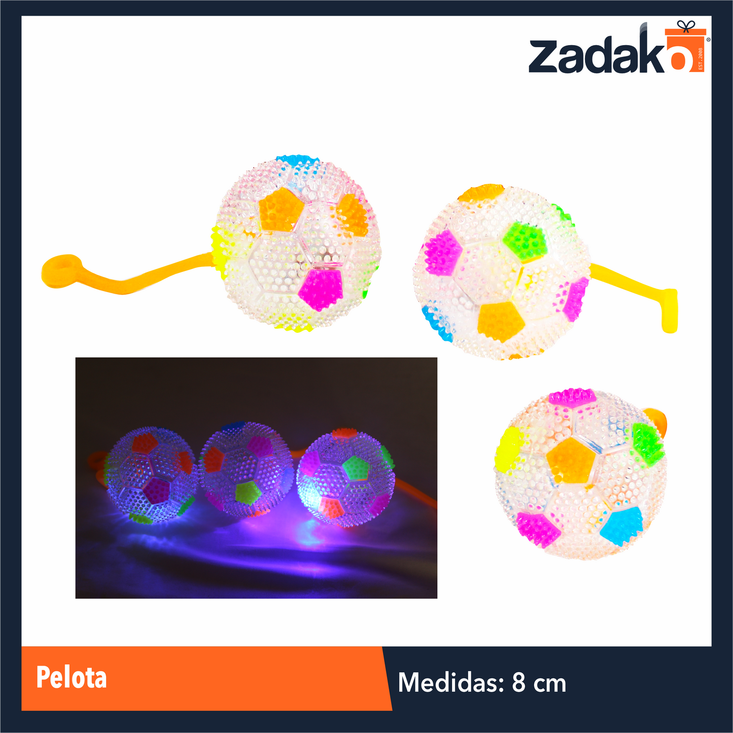 J-1279 PELOTA CON 12 PZS O CAJA CON 30 PQTS