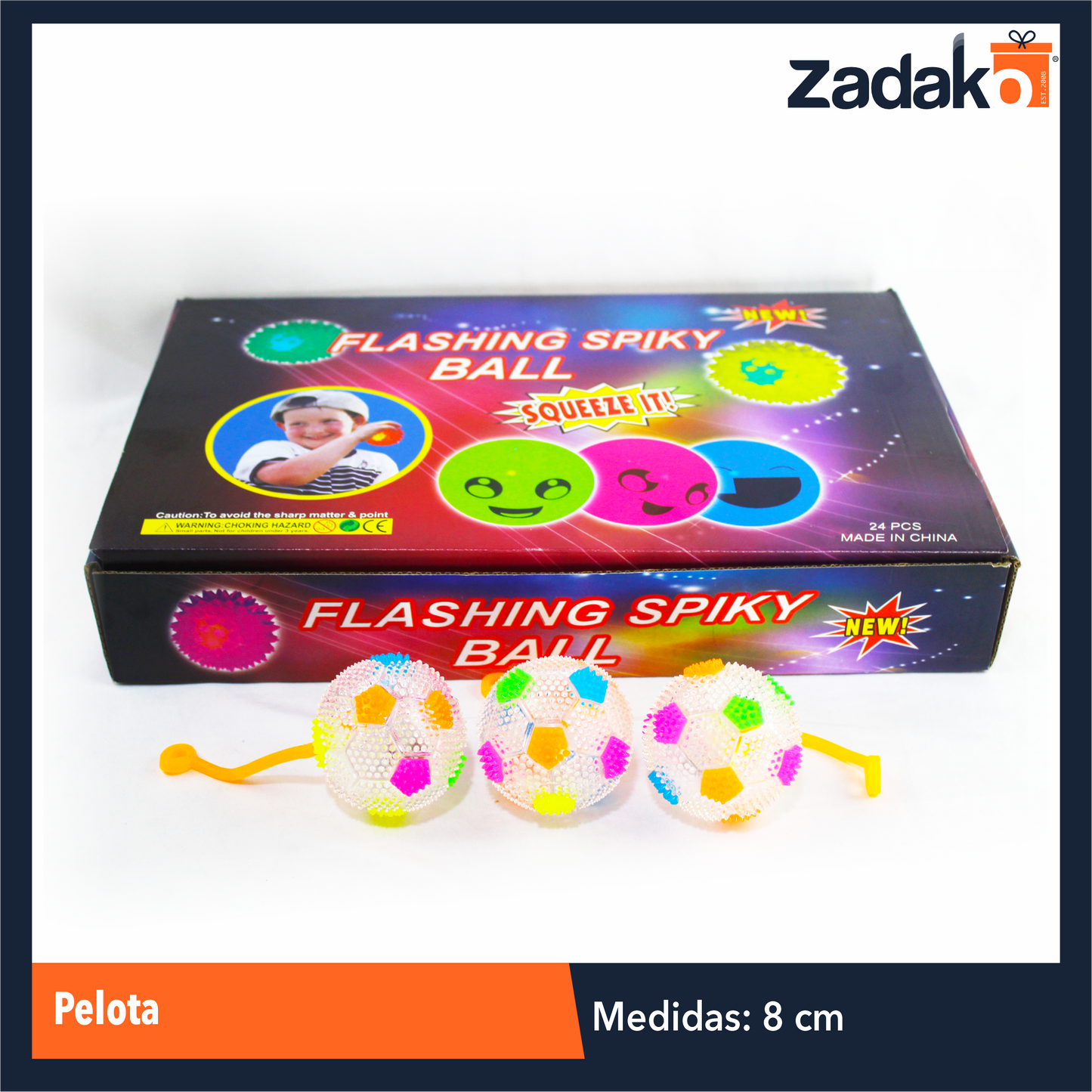 J-1279 PELOTA CON 12 PIEZAS O CAJA CON 30 PQTS