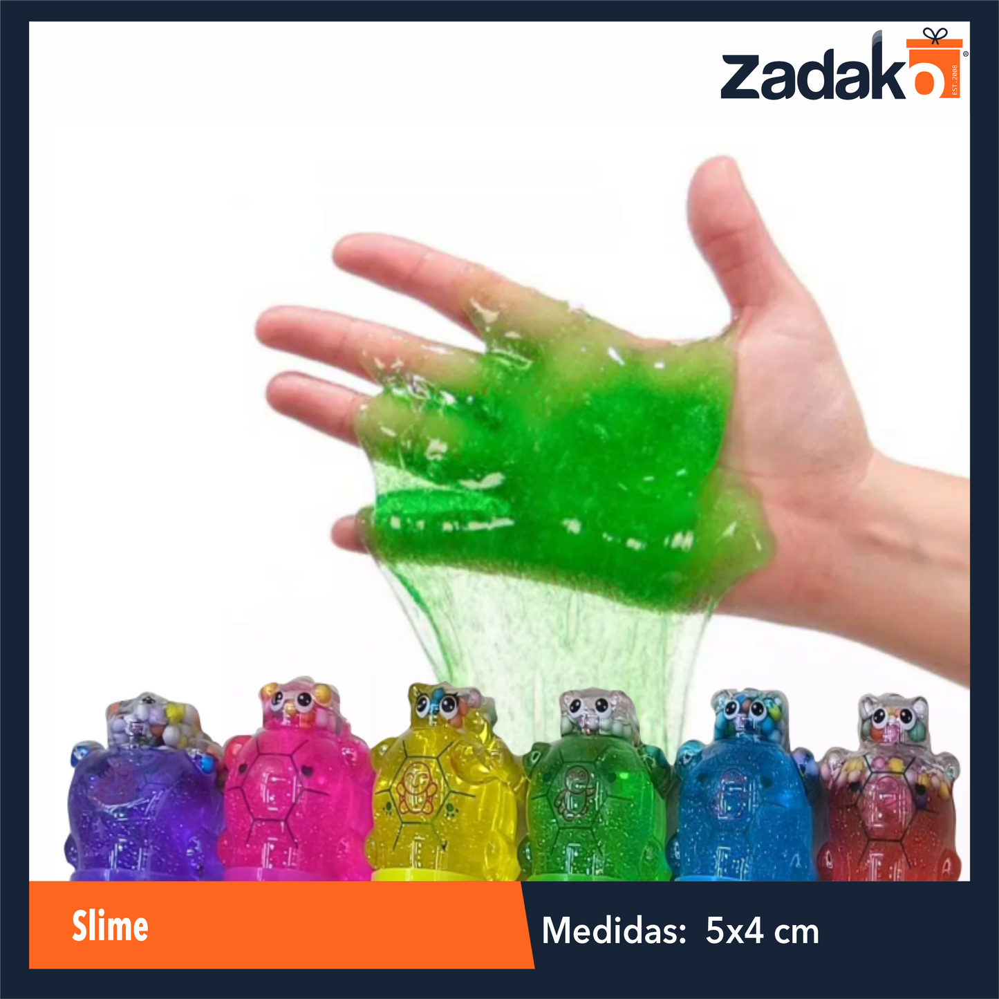 ZJ-1468 SLIME CON 24 PZS POR PAQUETE O CAJA CON 20 PQTS
