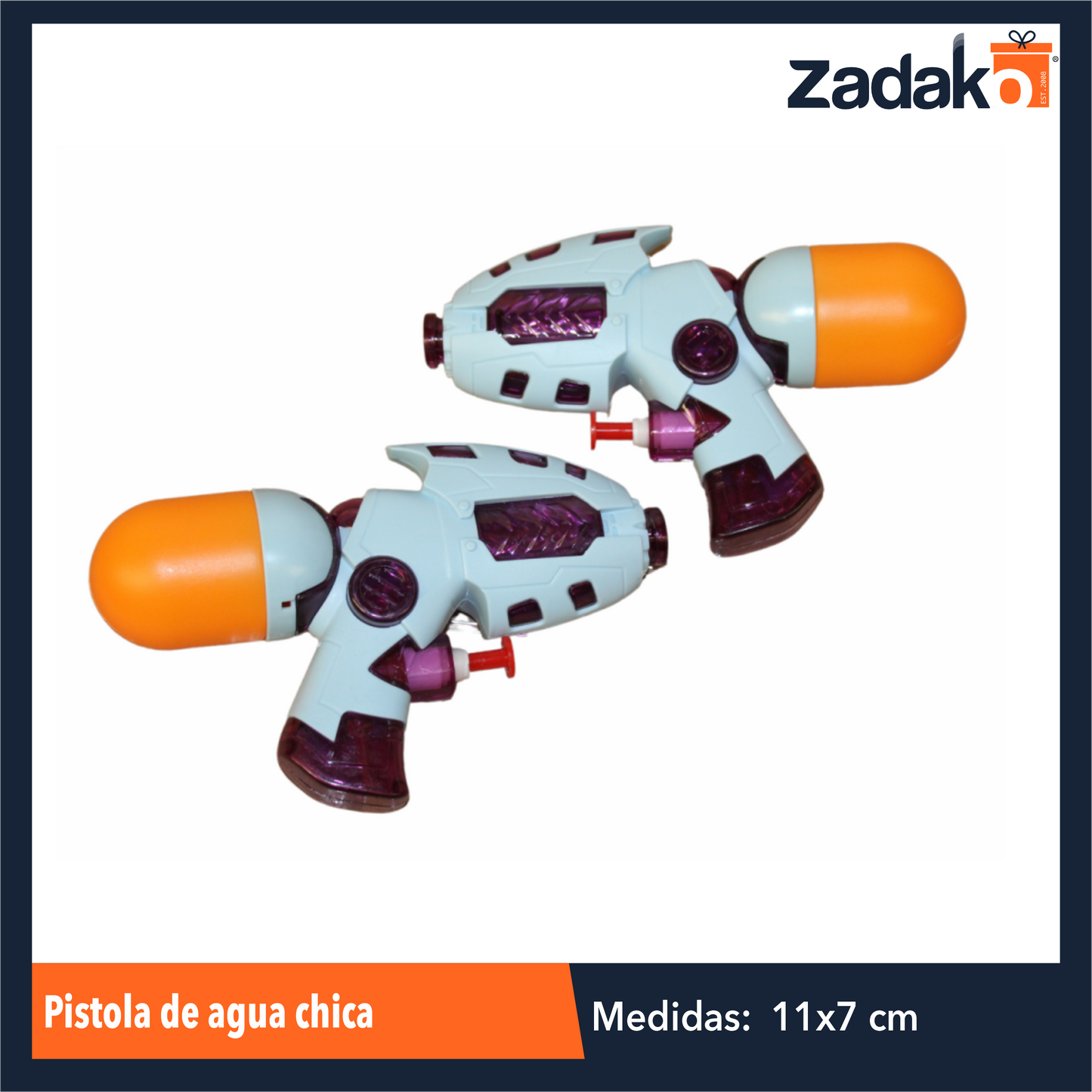 ZJ-1971 PISTOLAS DE AGUA CHICA CON 1 PZ O CAJA CON 360 PZS