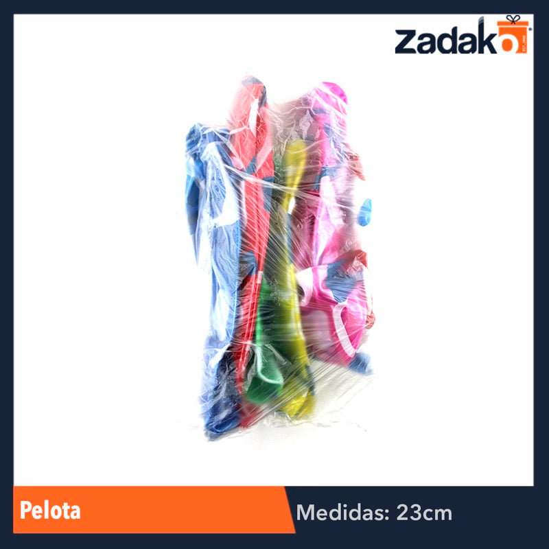ZJ-0501 PELOTA 23 CM, CON 12 PZS, O CAJA CON 50 PQTS