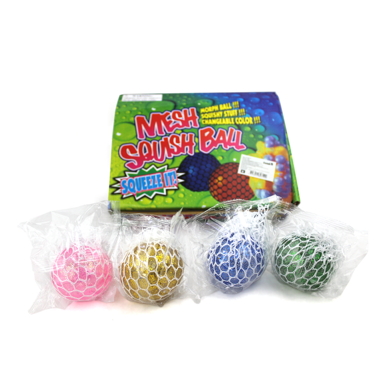 ZJ-0719 BOLA ANTIESTRES CON 12 PIEZAS, O CAJA CON 24 PQTS