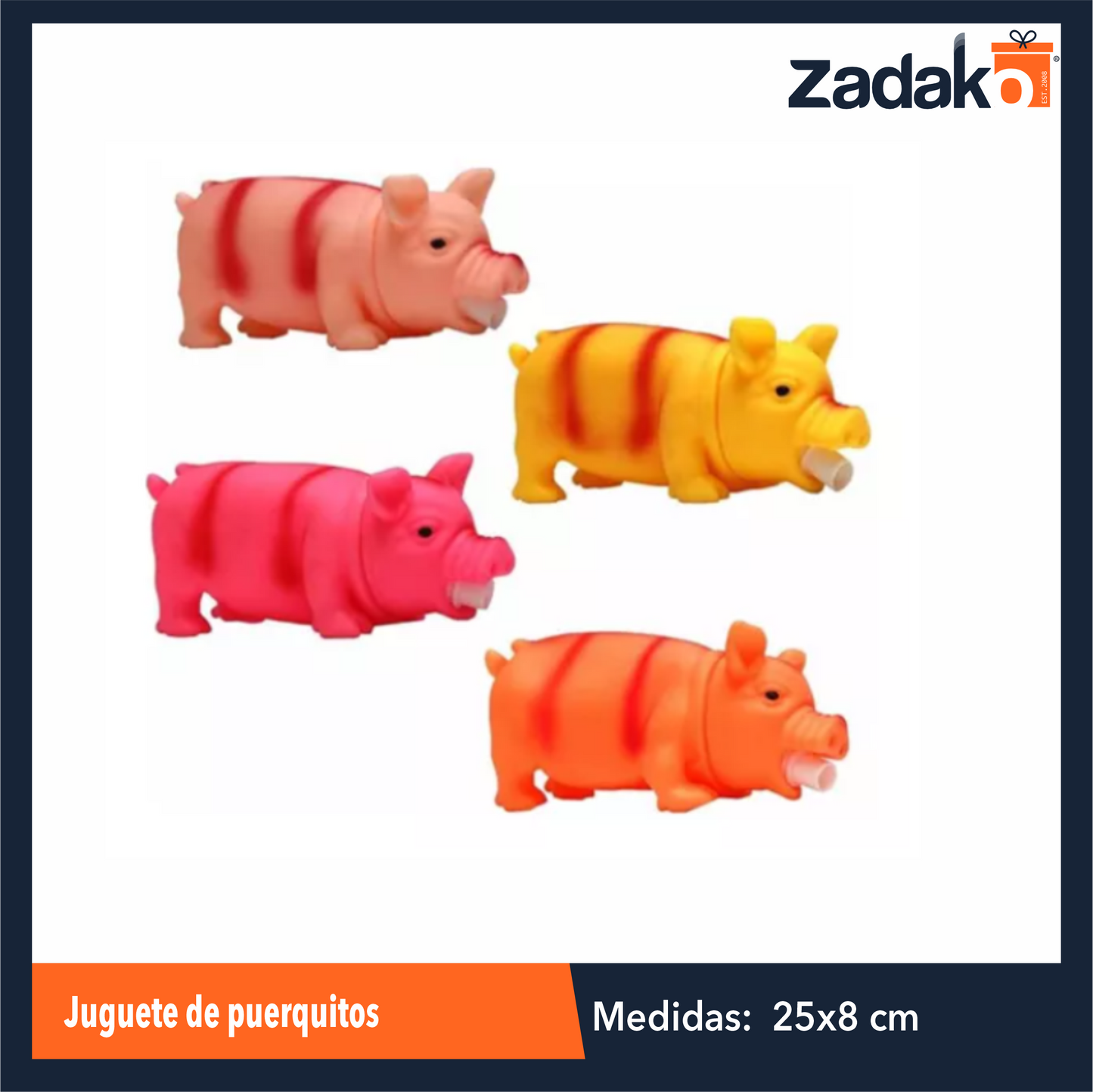 ZK-2168 ZJ-2168 JUGUETE DE PUERQUITOS CON 1 PZ O CAJA CON 160 PZS