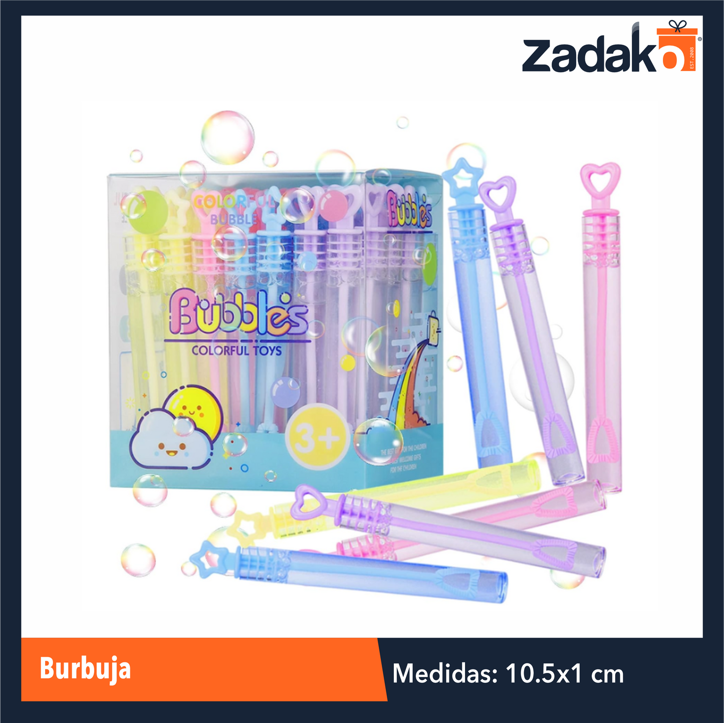 GPM-0588 ZK-8004 BURBUJA CON 48 PZS O CAJA CON 48 PQTS