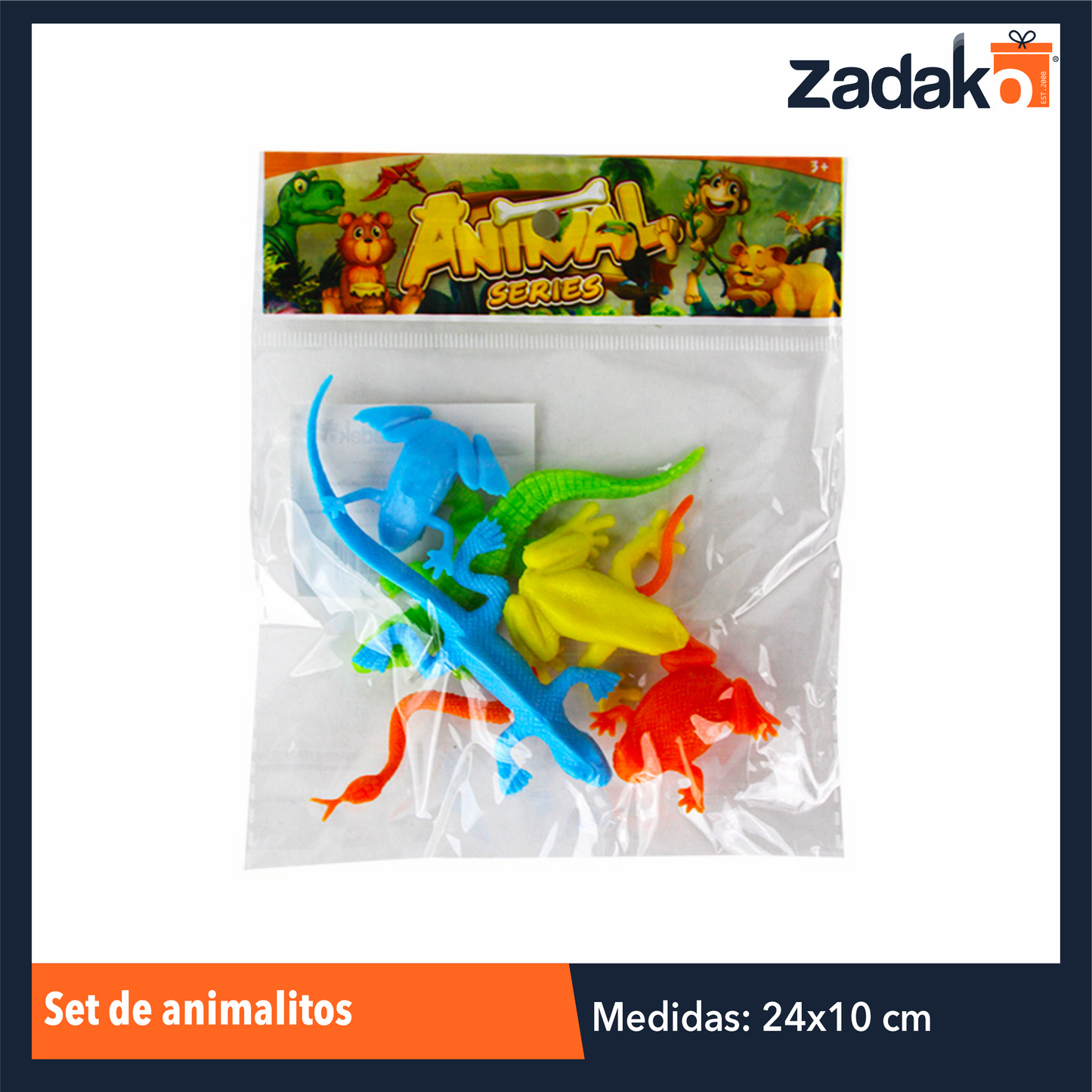 ZK-8012 SET DE ANIMALITOS CON 1 PZ O CAJA CON 720 PZS