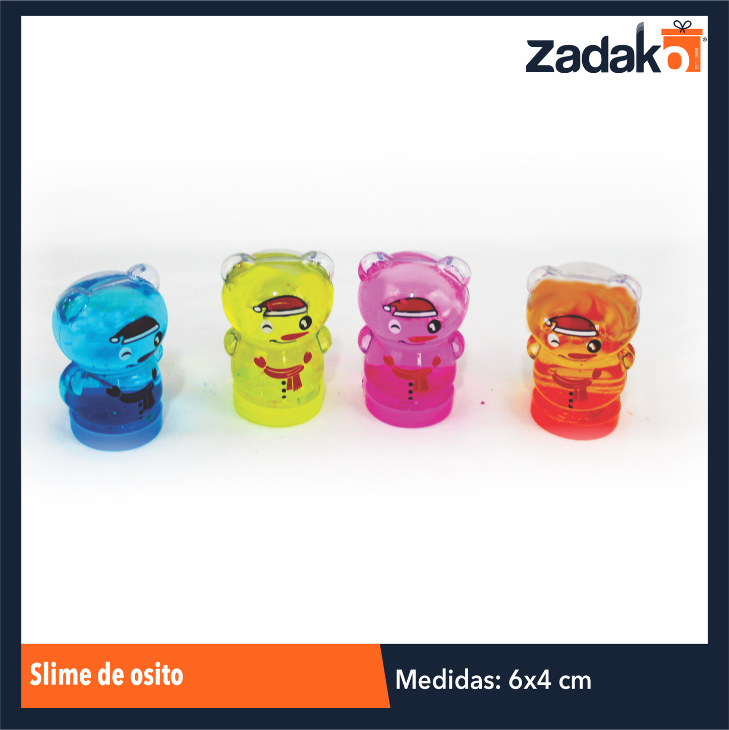 ZK-8097 SLIME DE OSITO CON 24 PZ O CAJA CON 20 PQTS
