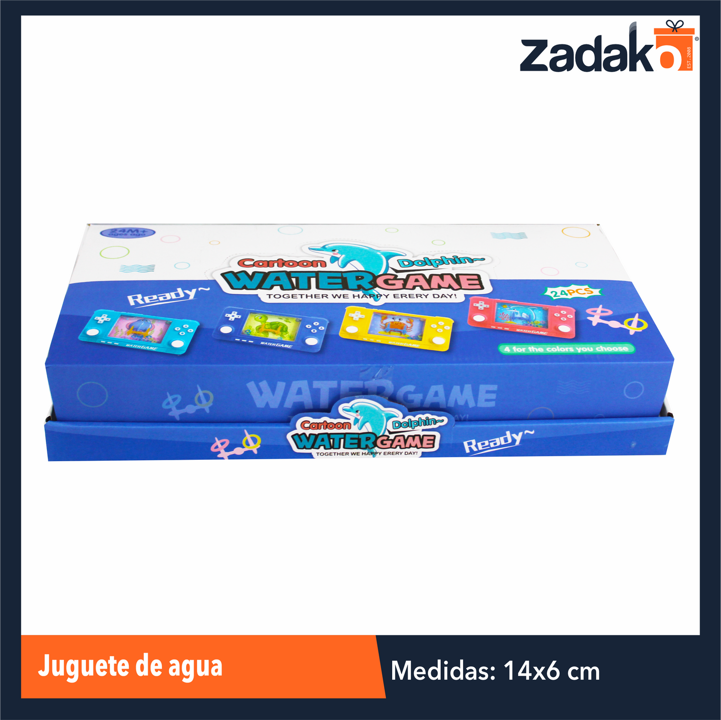 ZK-8102 JUGUETE DE AGUA CON 24 PIEZAS, O CAJA CON 16 PQTS