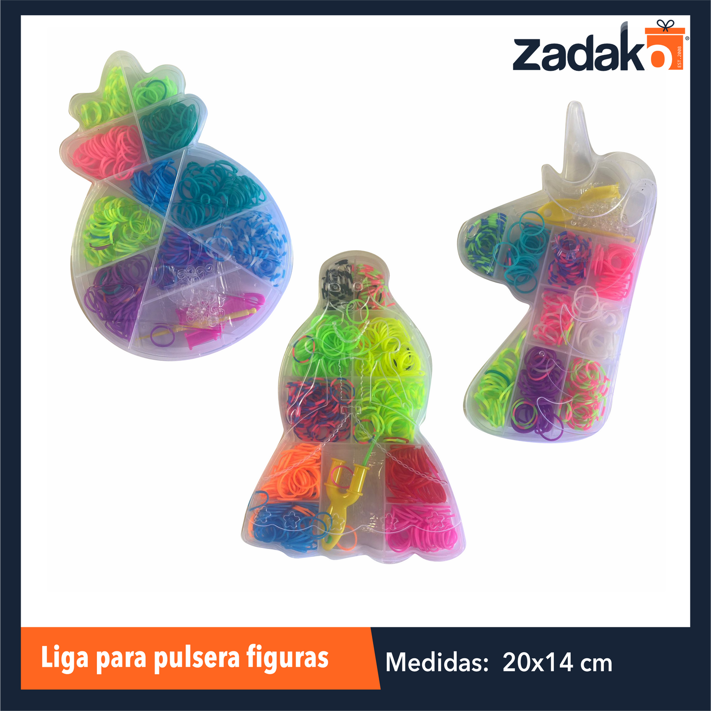 ZK-8184 LIGA PARA PULSERA FIGURAS CON 1 PZ O CAJA CON 240 PZS