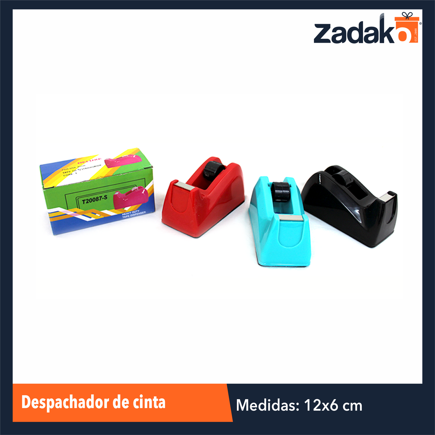 N-GPM-3787 GPM-3787 ZP-0621 DESPACHADOR DE CINTA, CON 1 PZ O CAJA CON 72 PZS