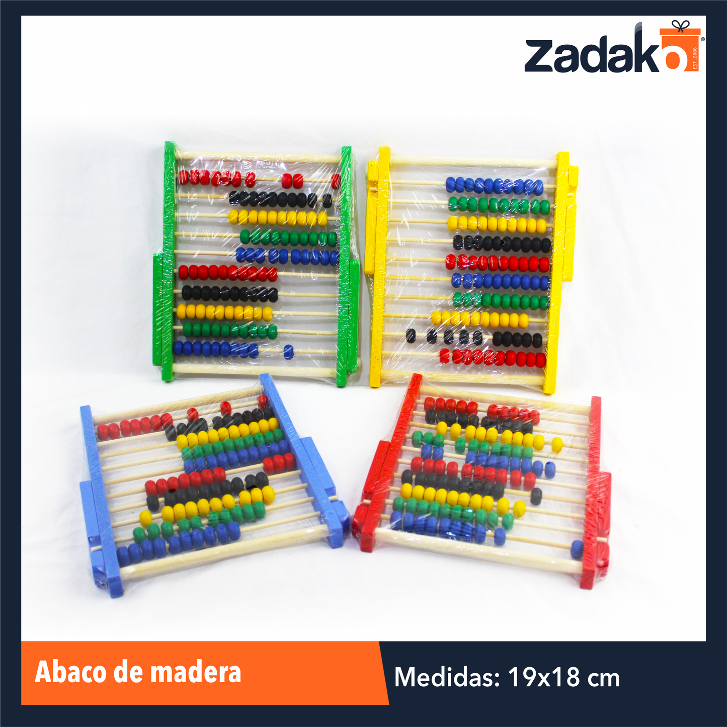 ZP-0968 ABACO DE MADERA CON 1 PZS O CAJA CON 200 PZS