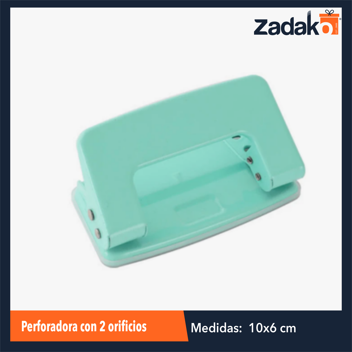 N-GPM-3131 ZP-1337 PERFORADORA CON 2 ORIFICIOS CON 1 PZ O CAJA CON 120 PZS